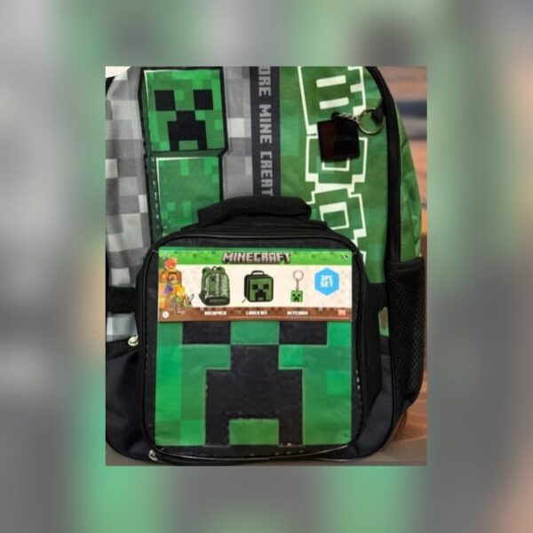 Minecraft Backpack Set (3 pieces)