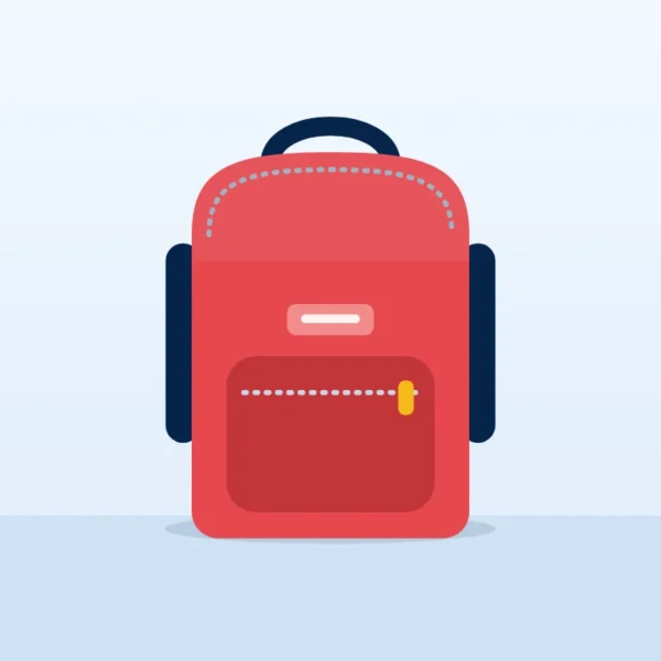 Red School Backpack